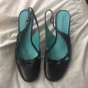 Highlights Slingback Kitten Heel Shoes